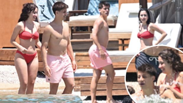 Arda Güler ve Duru Nayman Bodrum'da tatil yapıyor