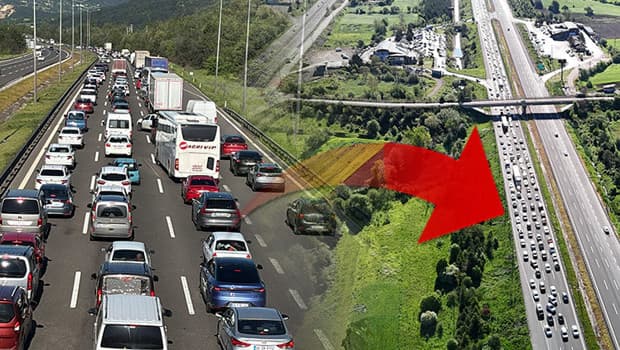 Bayram sonrası yollarda uzun araç kuyrukları oluştu