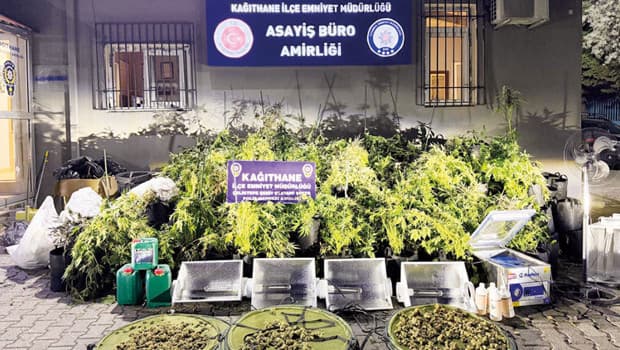 Kağıthane'de uyuşturucu tesisi bulundu, değeri 30 milyon TL