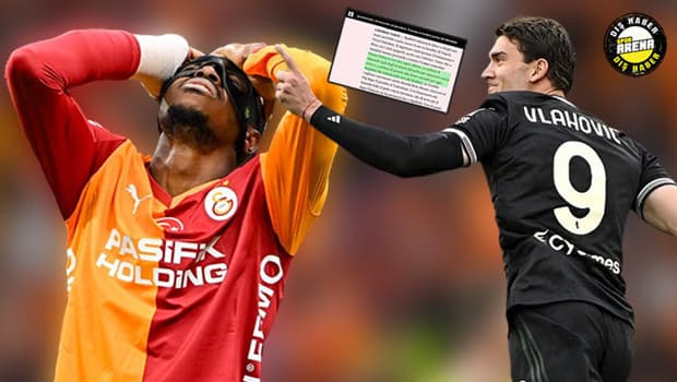 Galatasaray, Vlahovic ve Osimhen için transfer iddialarıyla gündemde