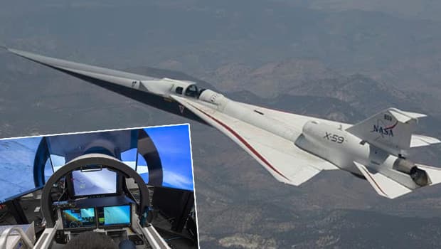 NASA'nın süpersonik uçağı X-59, Londra-New York uçuşunu 4 saat altına çekebilir