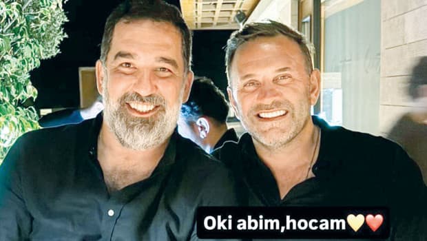 Okan Buruk ve Arda Turan, şampiyonluk sonrası bir araya geldi