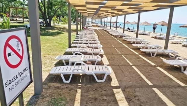 Antalya'da dumansız plaj uygulaması başladı