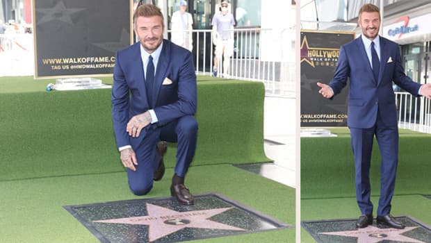 David Beckham, Şöhretler Kaldırımı'nda yıldızını aldı