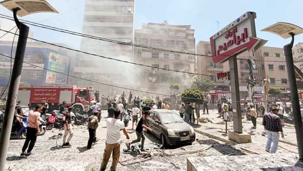 İsrail ordusu Beyrut'ta hava saldırısı düzenledi