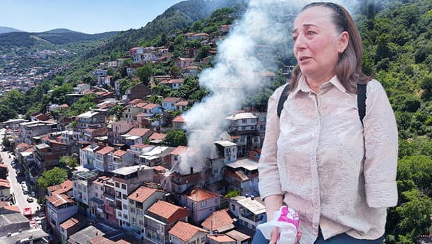 Bursa'da yangın felaketi: Depremzede kadın evini kaybetti