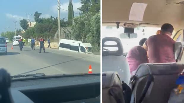 Mersin'de minibüs şoförünü darbedip kaçan sürücü kaza sonucu hayatını kaybetti