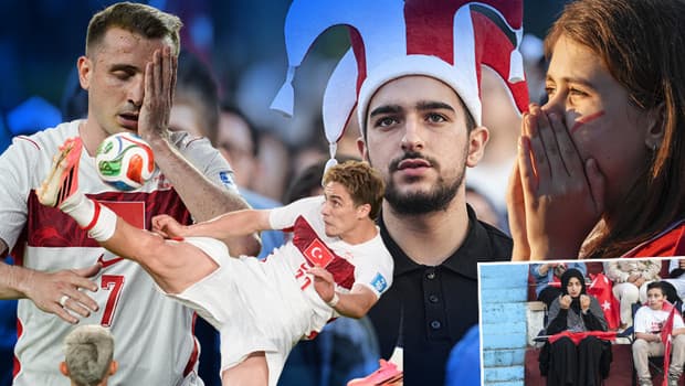 Vatandaşlar A Milli Takım'a destek için meydanlarda toplandı