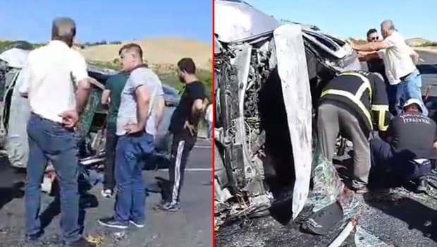 Şanlıurfa'da otomobil kazasında 2 kişi hayatını kaybetti, 2 kişi yaralandı
