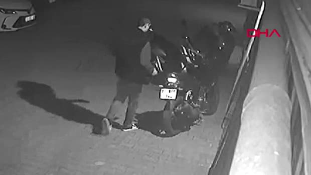 Motosiklet çalan kişi, teslim etmeye giderken yakalandı