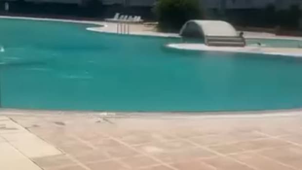 Mersin'de haşema ile havuza alınmama iddiası sonrası site görevlisi tutuklandı