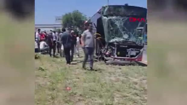 Ankara'da belediye otobüsü kazası: Yaralılar var