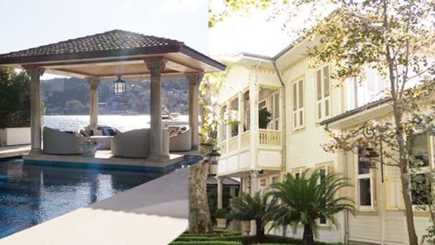 Ünlü çiftin lüks yalısı Boğaz'a açıldı