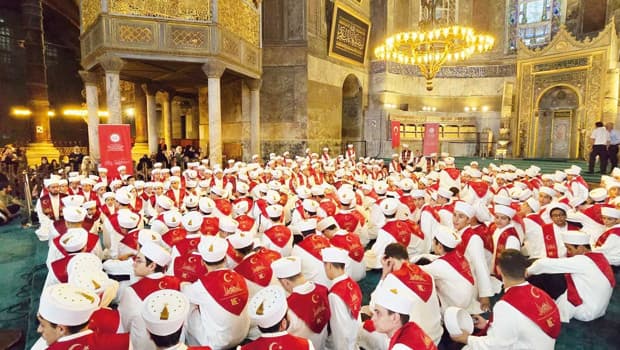 Ayasofya'da 15 Temmuz anma programı düzenlendi