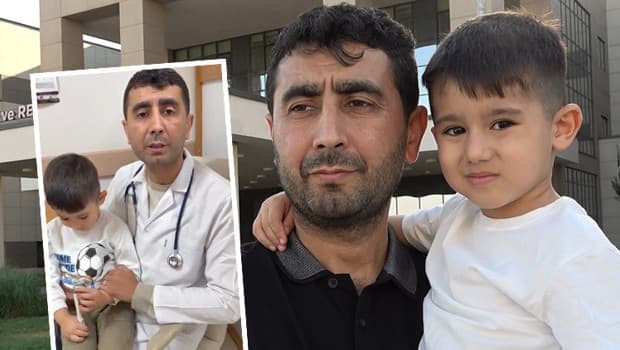Doktor baba, oğlunun tedavisi için yardım çağrısında bulundu