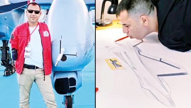 Yusuf Akgün, ağzıyla kalem tutarak mühendis oldu