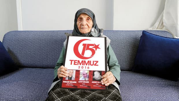 100 yaşındaki Muzaffer Nine, 3 şehit acısını 10 yıldır yaşıyor