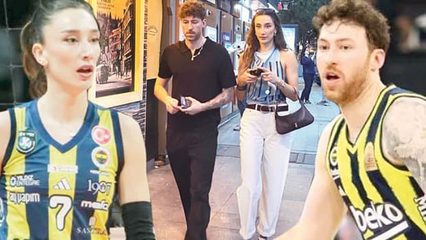 Fenerbahçeli sporcular Hande Baladın ve Onuralp Bitim'in aşkı görüntülendi.