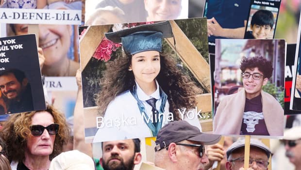 Kartalkaya'daki yangında hayatını kaybedenler için adalet yürüyüşü tamamlandı