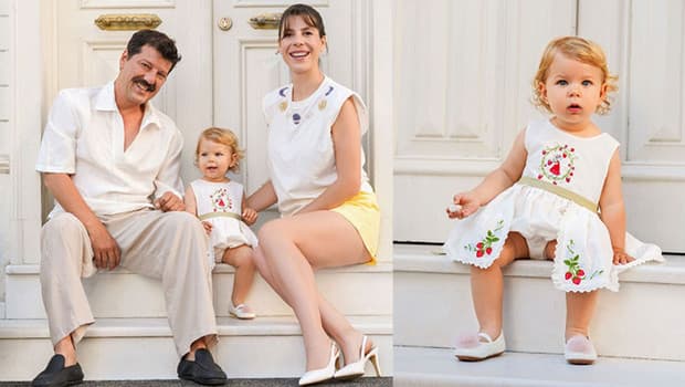 İlker Aksum, eşi ve kızıyla Kids’ Life dergisine poz verdi