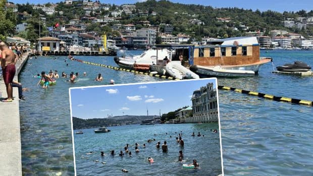 İstanbul'da sıcaklık 30 dereceyi geçti, sahiller doldu