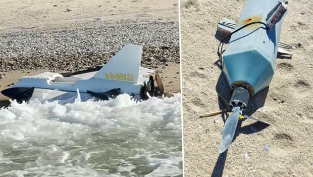 Karaburun sahilinde patlayıcı madde bulunan insansız hava aracı bulundu