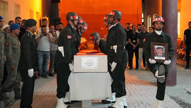 Cilo Dağı'nda hayatını kaybeden emekli astsubay için askeri tören yapıldı