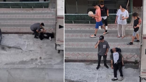 Arnavutköy'de bir kişi kamyonet kasasına kafasını vurdu