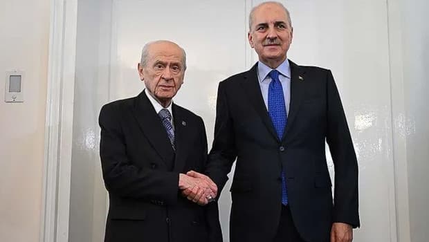 Meclis Başkanı Kurtulmuş, MHP lideri Bahçeli ile görüştü