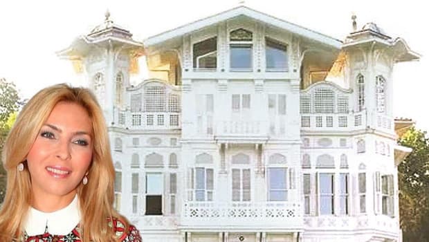 Arzu Sabancı, Boğaz'daki yalısını gezdirdi