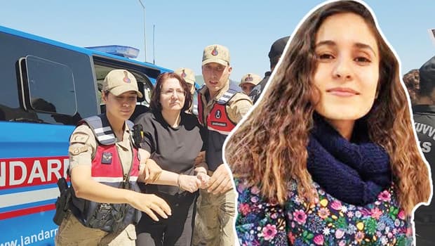 Valinin eşi adliyeye kelepçeyle getirildi