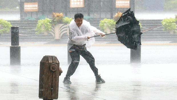 Dolphin tayfunu Çin'in doğusunu etkiledi, 1 milyon kişi tahliye edildi