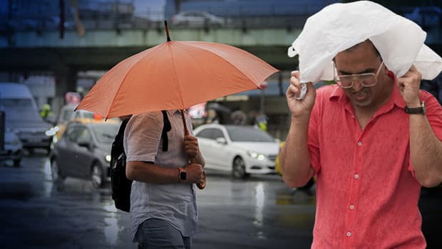 Meteoroloji'den gök gürültülü yağış uyarısı: İstanbul ve Kocaeli için sarı alarm