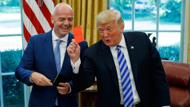 Trump, FIFA Başkanı Infantino'ya destek verdi