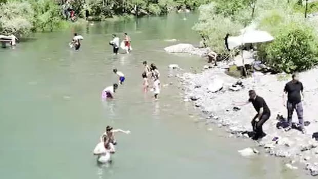 Hakkari'deki Şine Deresi doğaseverlerin yeni gözdesi oldu