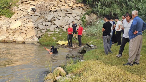 Ceyhan Nehri'nde kaybolan iki çocuğun arama çalışmaları devam ediyor