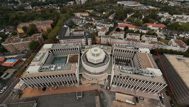 Alihan Kuriş soruşturmasında Köln'deki 70 milyon euroluk genel merkez görüntülendi