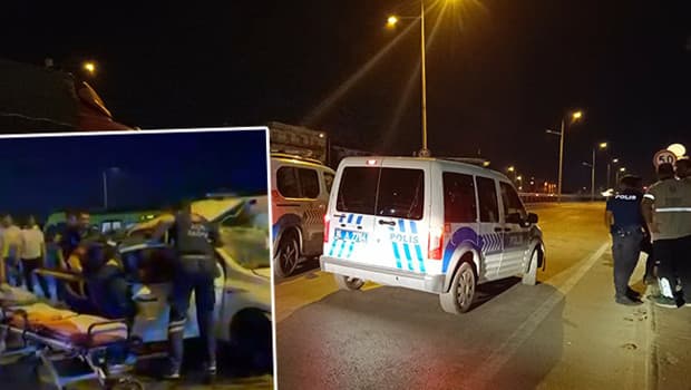Bursa'da otomobil refüje çarptı, 1 kişi hayatını kaybetti