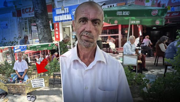 Ayakkabı boyacısı yazısıyla dikkat çekti