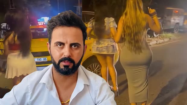 Etiler'de taksiciyle tartışan kadınlar gündem oldu