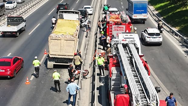 İstanbul'da motosiklet kazası: Sürücü hayatını kaybetti