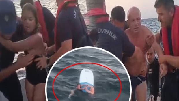 Yalova'da baba ve kızı denizde kayboldu, 5 saat sonra kurtarıldı