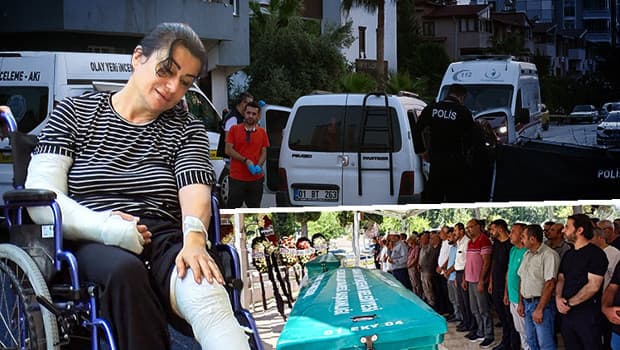 Cenazeye tekerlekli sandalye ile katılan kadın, eşi ve oğlunu kaybetti
