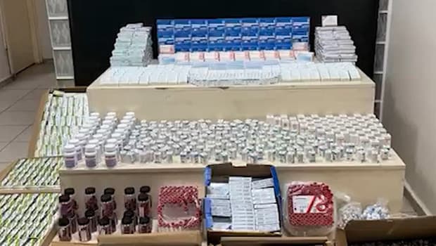 İzmir'de 11 milyon liralık kaçak steroid operasyonu yapıldı
