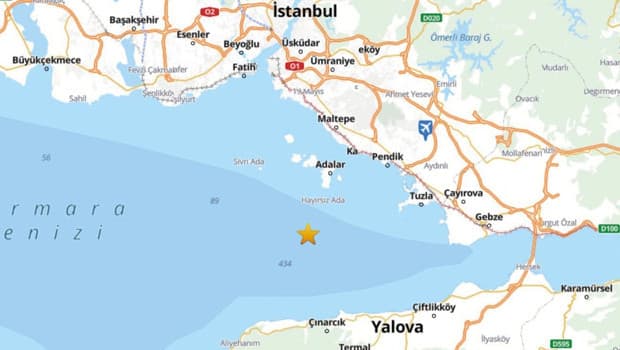Adalar'da 100'den fazla deprem meydana geldi
