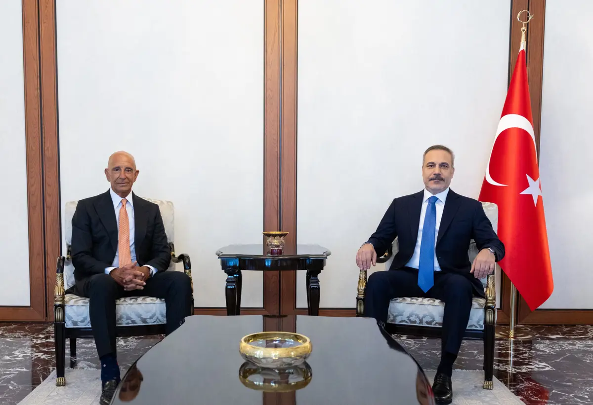 Dışişleri Bakanı Fidan, ABD Büyükelçisi Barrack ile Ankara'da bir araya geldi