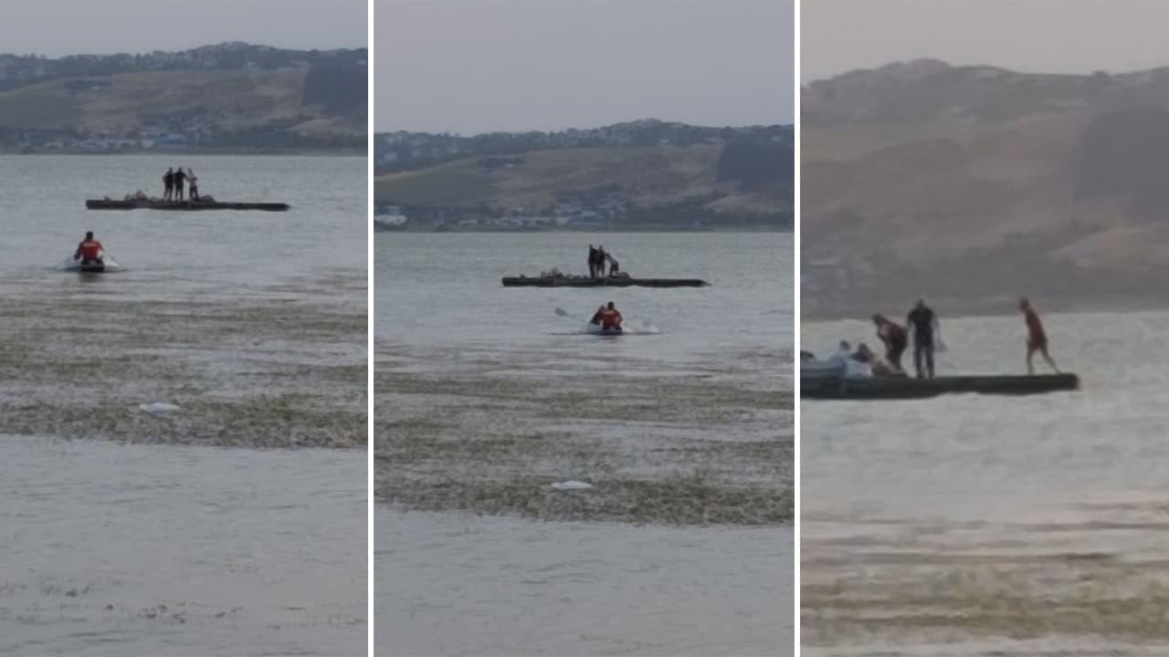 Fırtınada mahsur kalan balıkçılar itfaiye amiri tarafından kurtarıldı