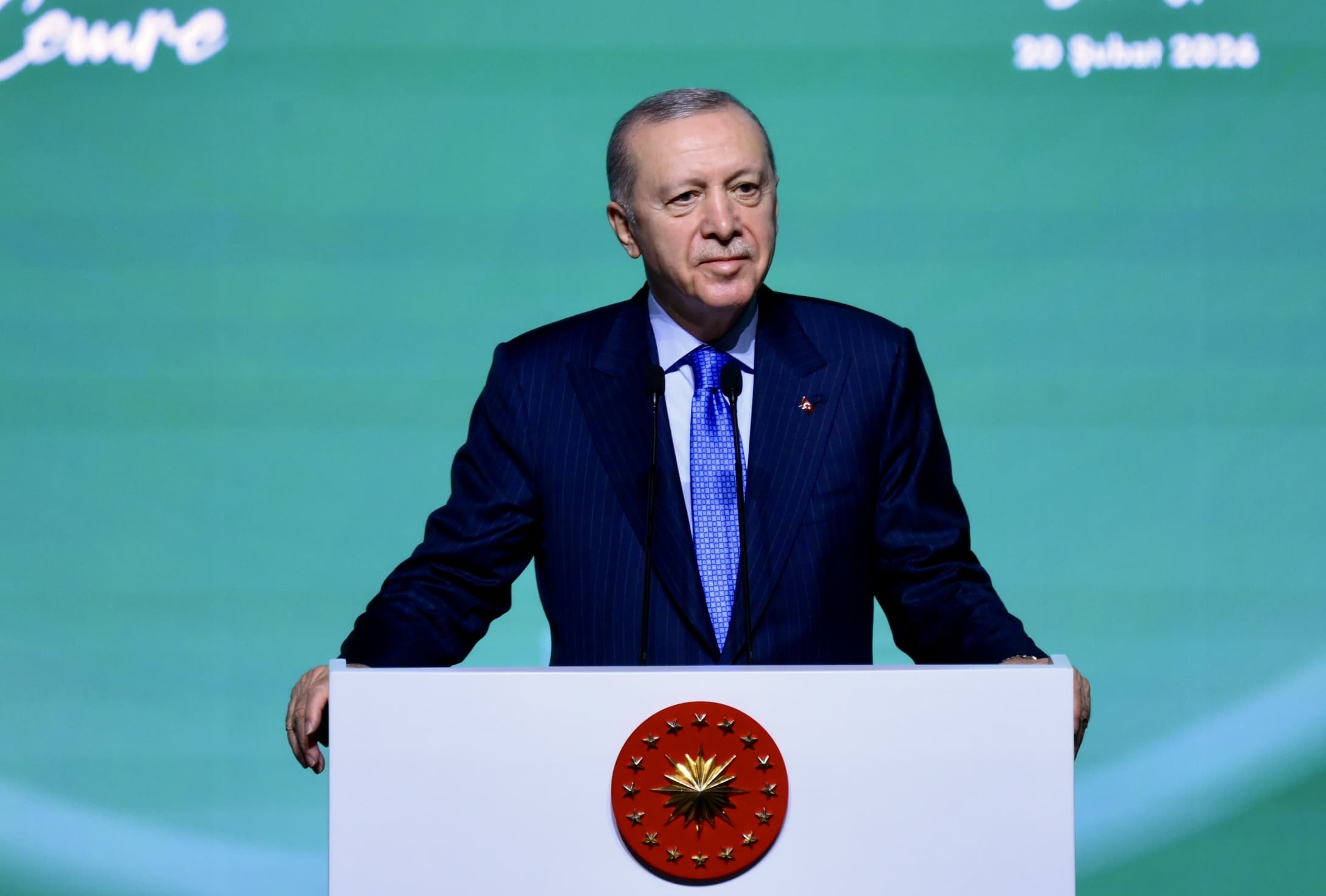 Cumhurbaşkanı Erdoğan Beştepe'deki iftar programında konuşuyor