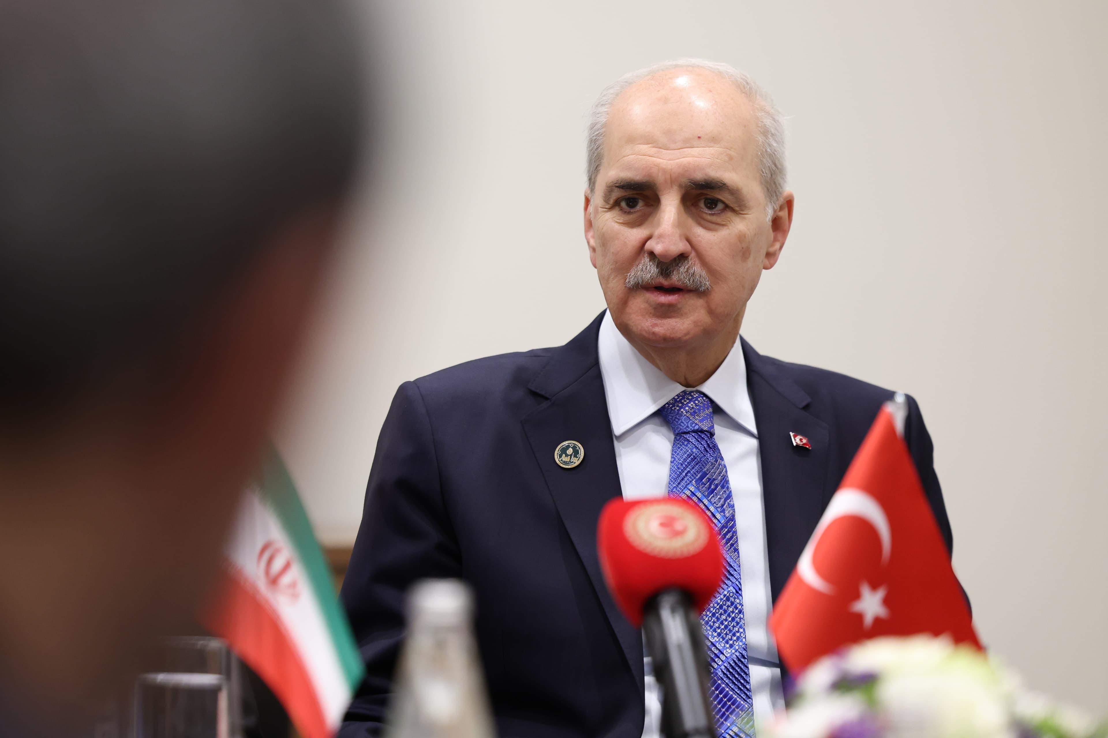 TBMM Başkanı Kurtulmuş Bakü'de diplomatik görüşmelerde bulundu
