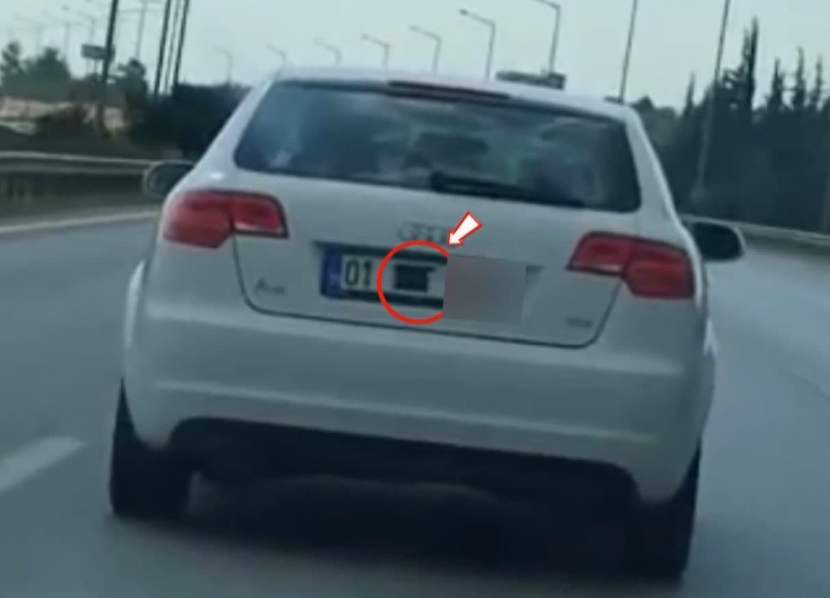 Gaziantep'te plakasını gizleyen sürücüye 140 bin TL ceza kesildi